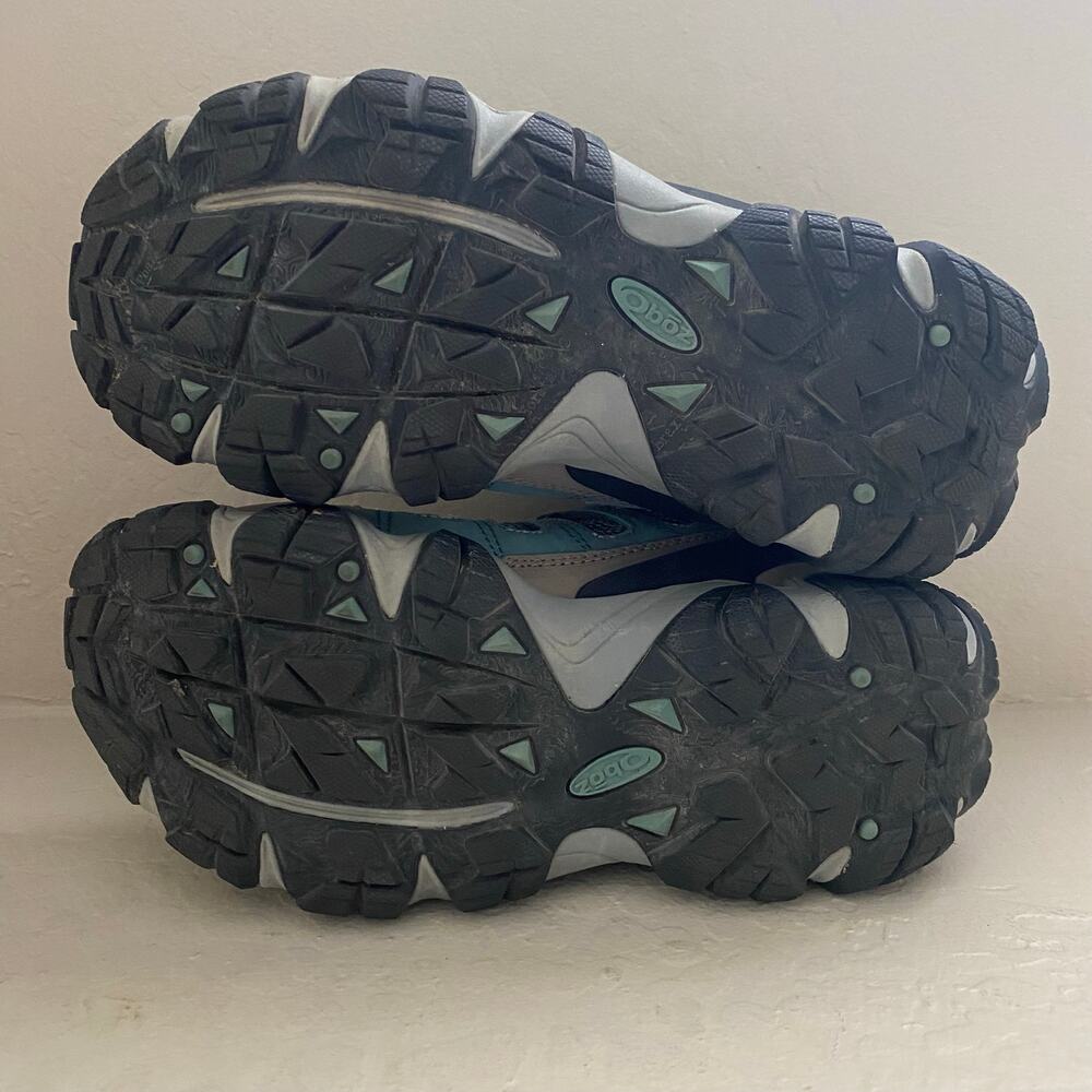 Oboz Sawtooth II Low Hiking Shoes Womens Size 8 Blue Gray Waterproof - Picture 7 of 7